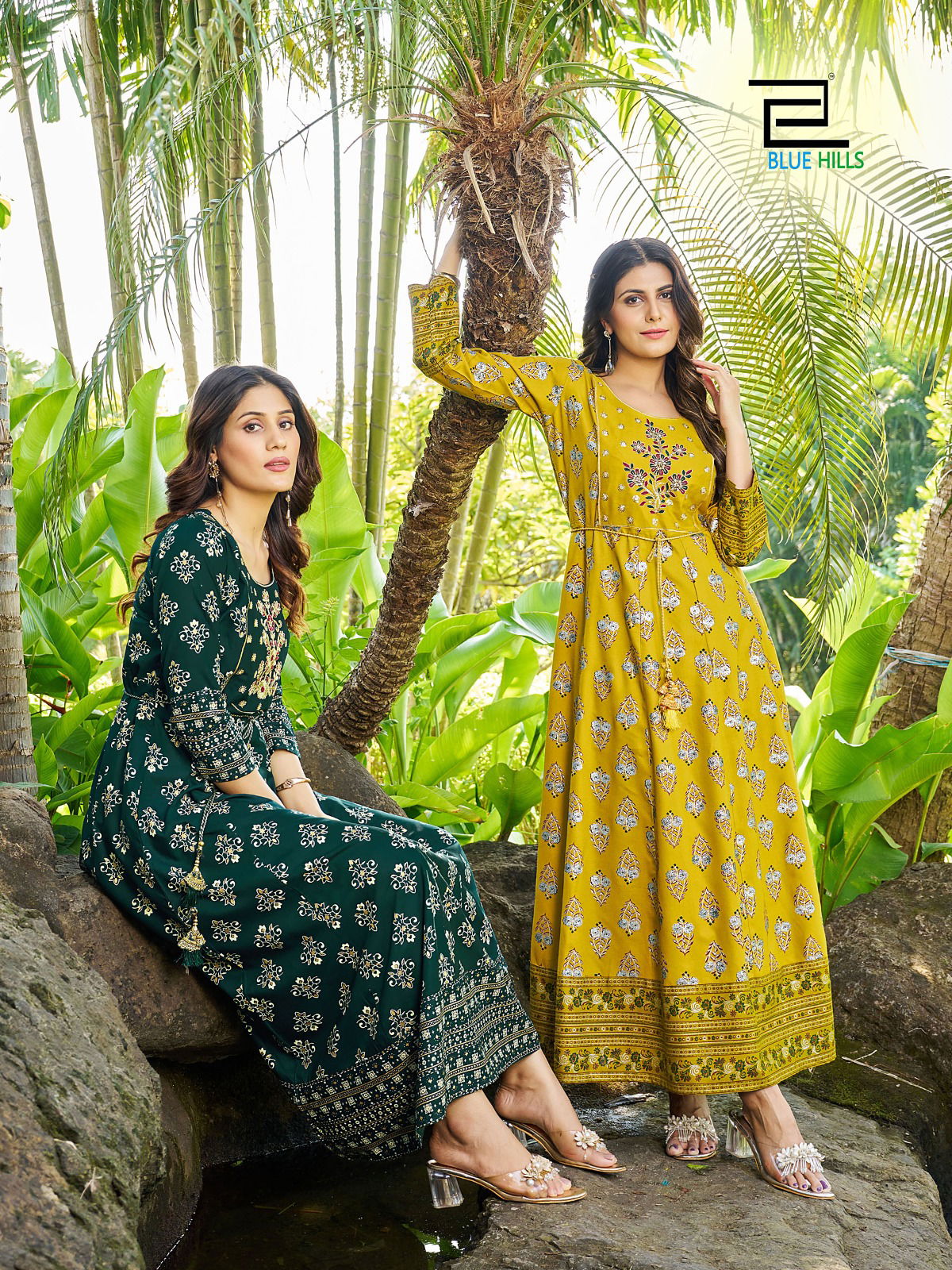Blue Hills Sandwich Vol 5 Printed Anarkali Kurtis Catalog